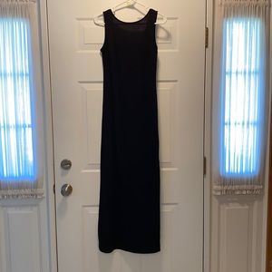 Women’s black maxi dress